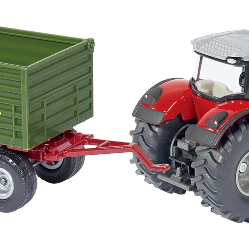 Traktorek Massey Ferguson z ładowarką model metalowy SIKU S1985